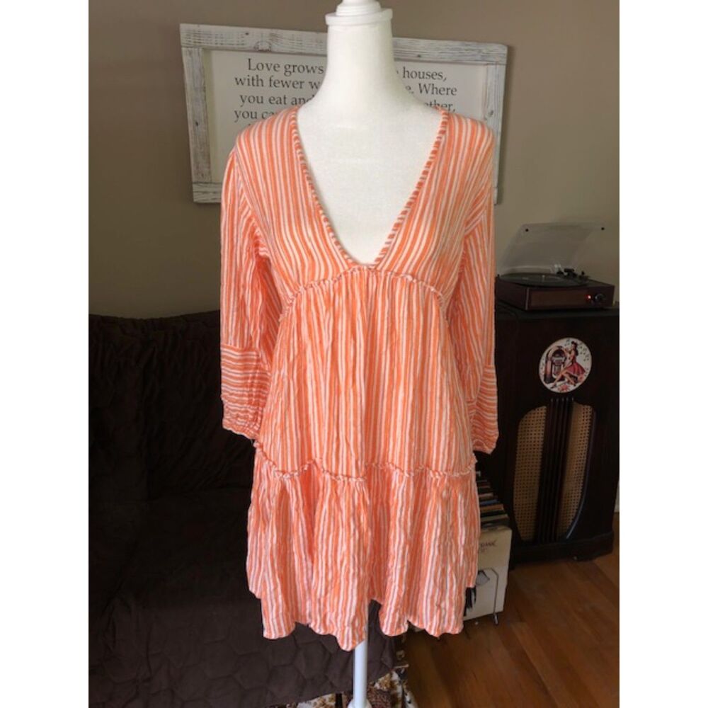 Bohemian Flowy Tassel Tie Dress